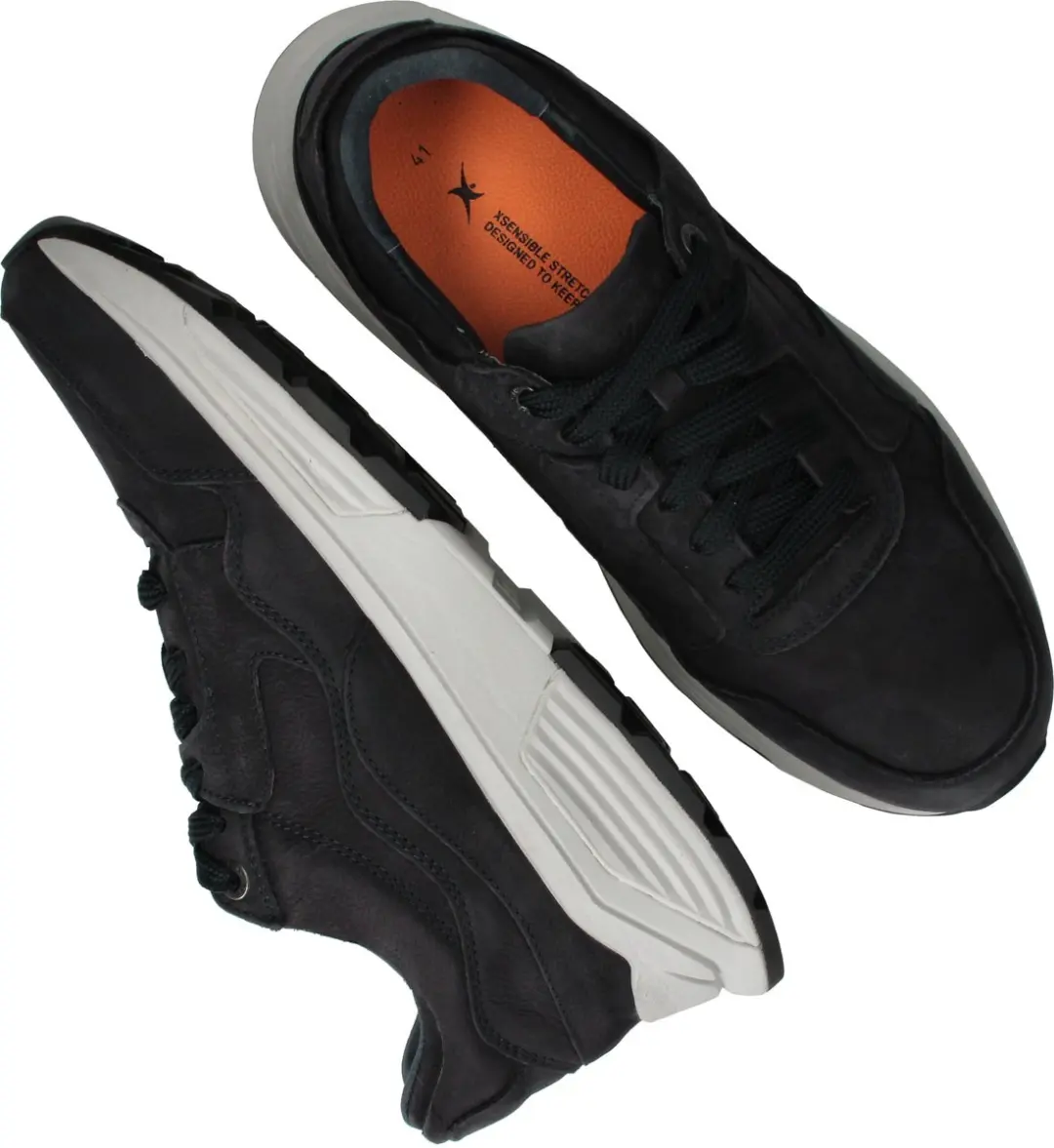 Xsensible Golden Gate Stretchwalker Heren Sneakers - Blauw 43 - afbeelding 4 van 6
