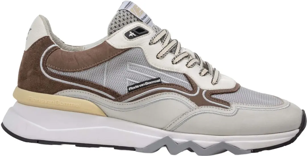 Floris van Bommel Sneaker De Zager SFM-10198 - 43 - Taupe - afbeelding 2 van 6