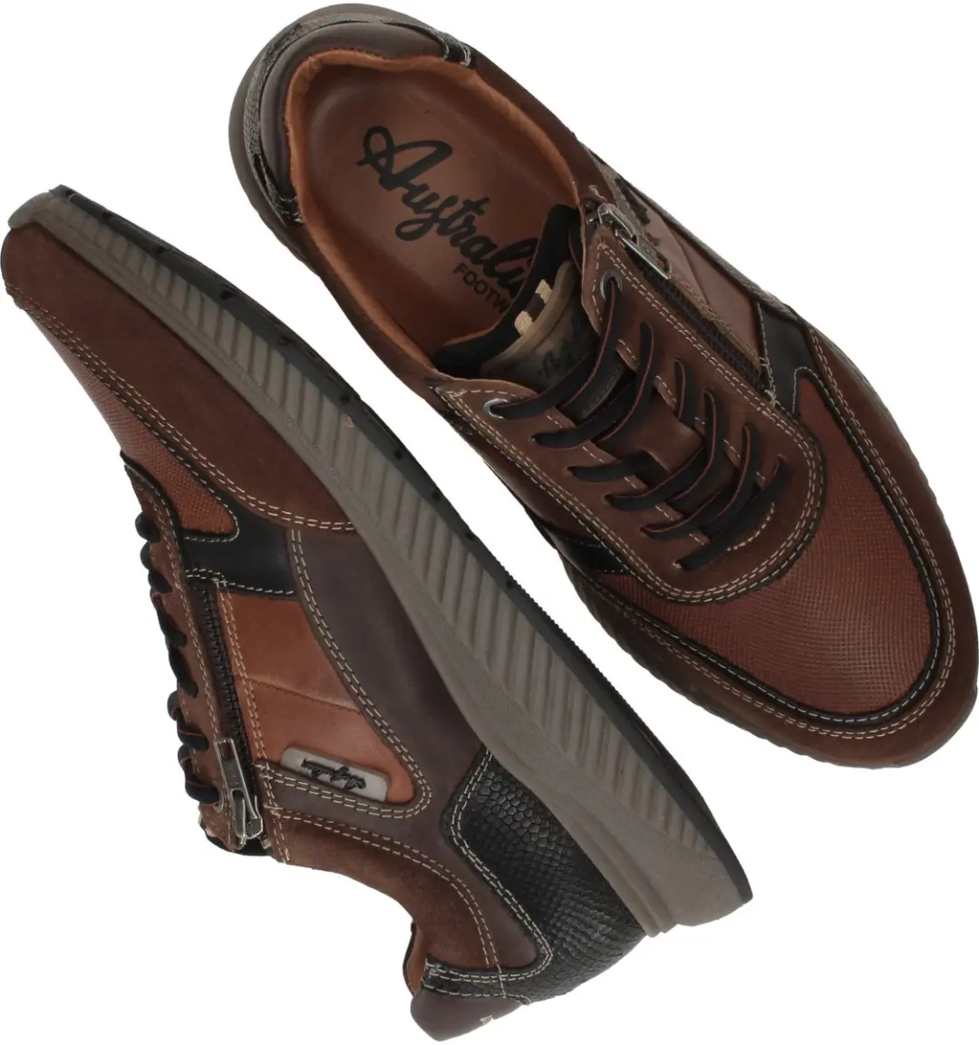 Australian Maurizio 15168003 Heren Sneakers - Bruin