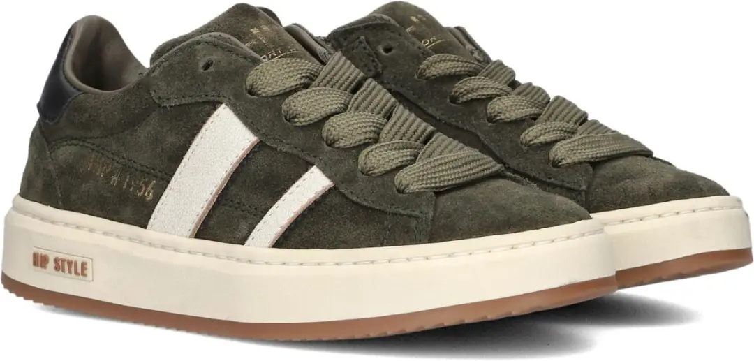 Hip H1102 Sneakers - Donkergroen - Maat 30 - afbeelding 3 van 6
