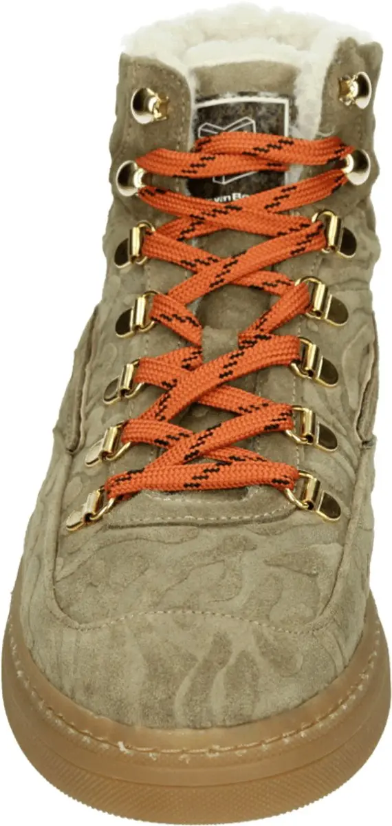 Floris van Bommel Fygi 02.01 Dames Sneakers - Taupe - Maat 41 - afbeelding 2 van 6