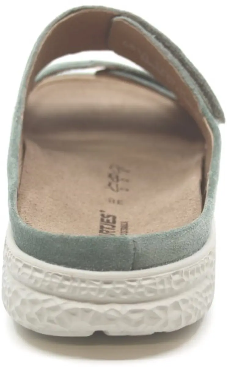Hartjes Groove Slippers Groen Suede - 37