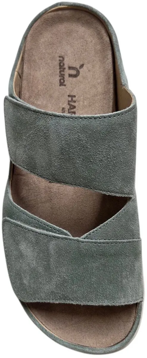 Hartjes Groove Slippers Groen Suede - 37