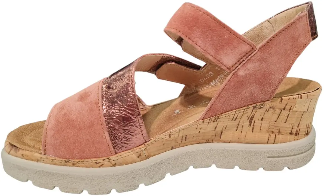 Hartjes Suede H Dames Sandalen - Oudroze - 37 - afbeelding 4 van 4