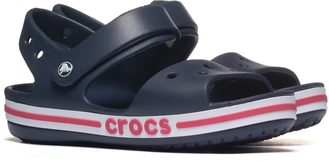 Crocs Bayaband Sandalen Kinderen Navy/Peper - 32/33 - afbeelding 2 van 6