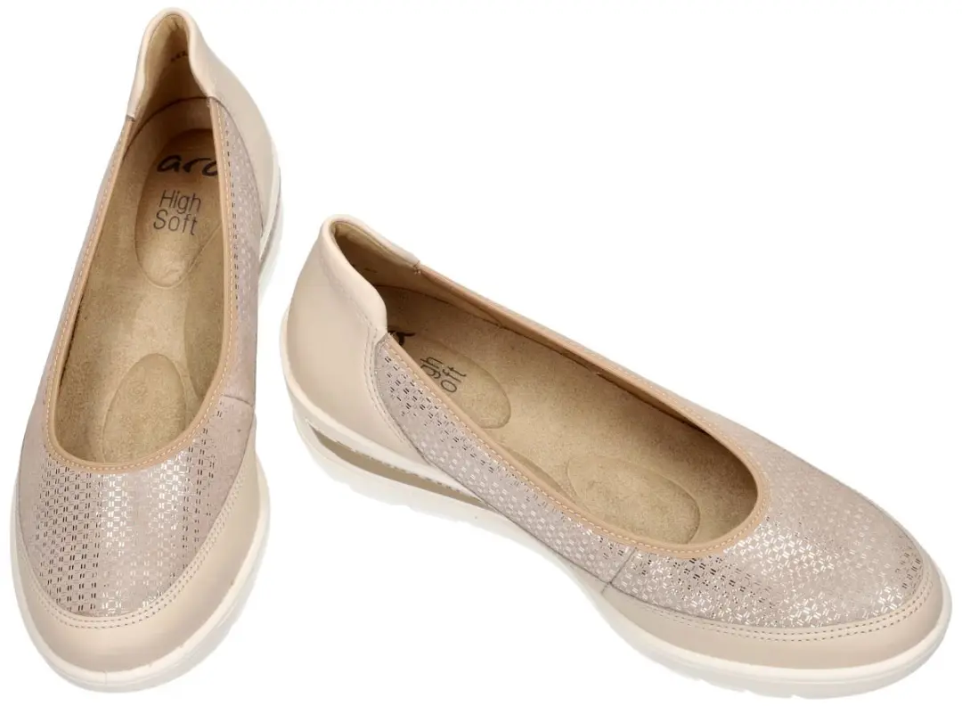 Ara Zürich 2.0 Ballerina's - Beige - Maat 38