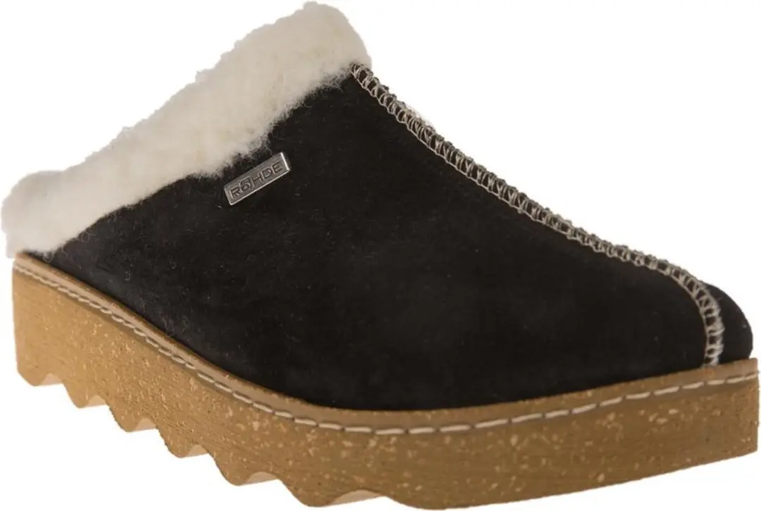 Rohde Foggia-D Pantoffel - Maat 36 - Zwart