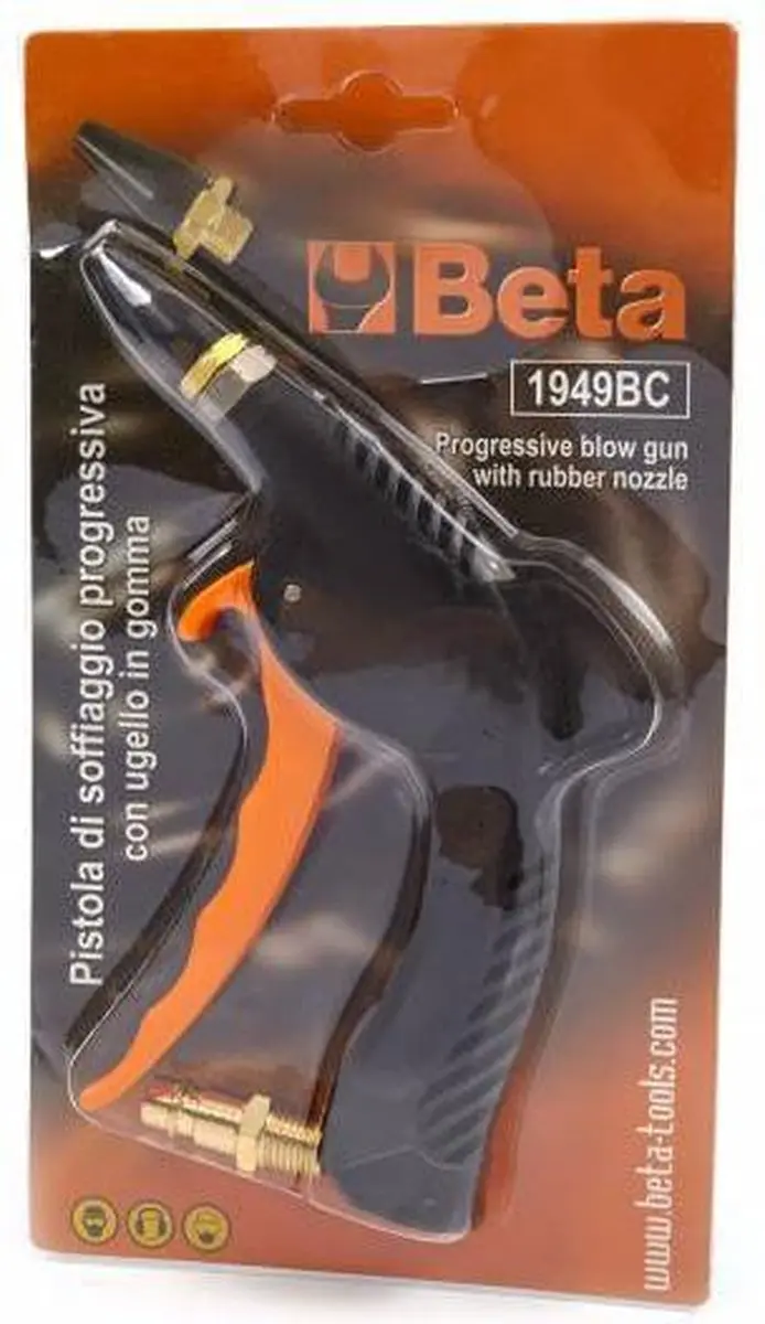 Beta Progressief Blaastpistool - Rubber Mondstuk