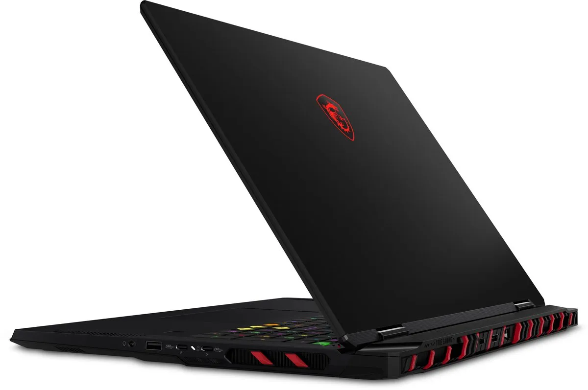 MSI Raider A18 HX A9WIG-011NL Gaming Laptop - 18" 4K 120Hz - RTX 5080 - Zwart