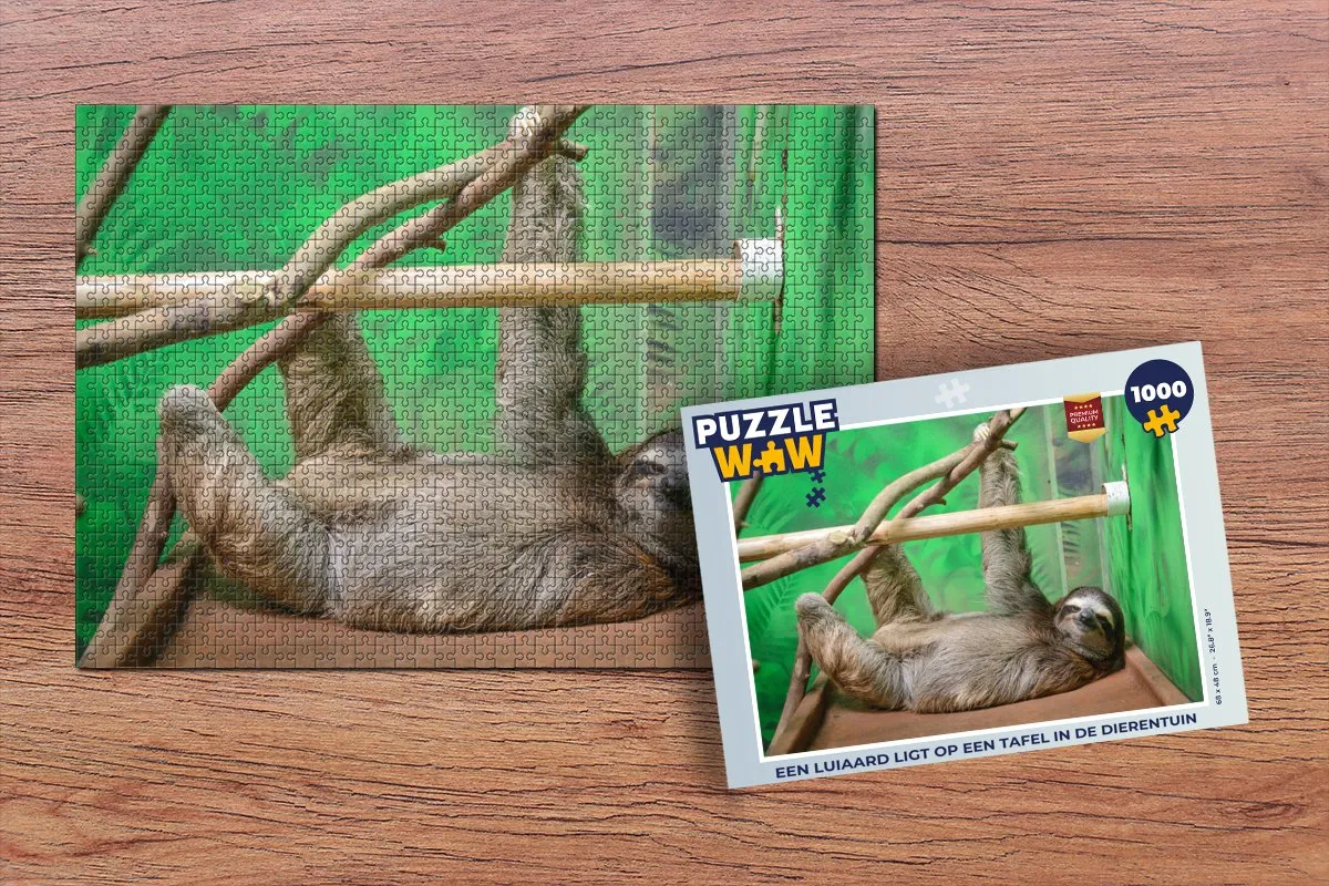 PuzzleWow Legpuzzel 1000 Stuks - Multicolor
