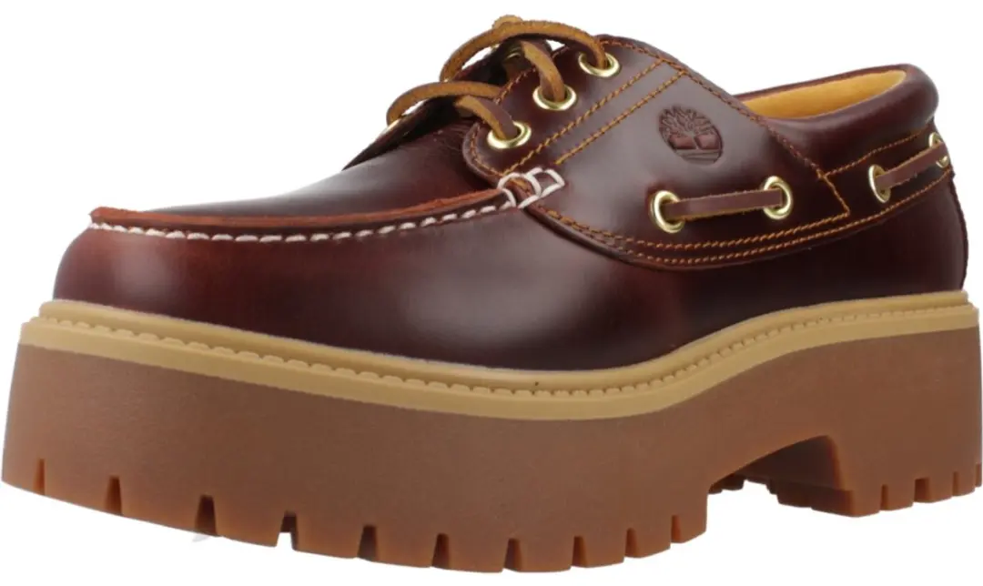 Timberland Stone Street 3 Eye Bootschoenen Rootbeer 41.5 - afbeelding 2 van 6