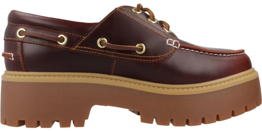 Timberland Stone Street 3 Eye Bootschoenen Rootbeer 41.5 - afbeelding 4 van 6
