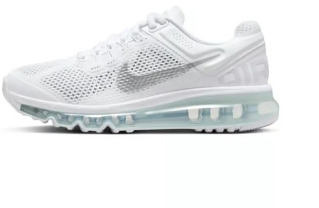 Nike air max 2013 white/black/metalic silver maat 36,5