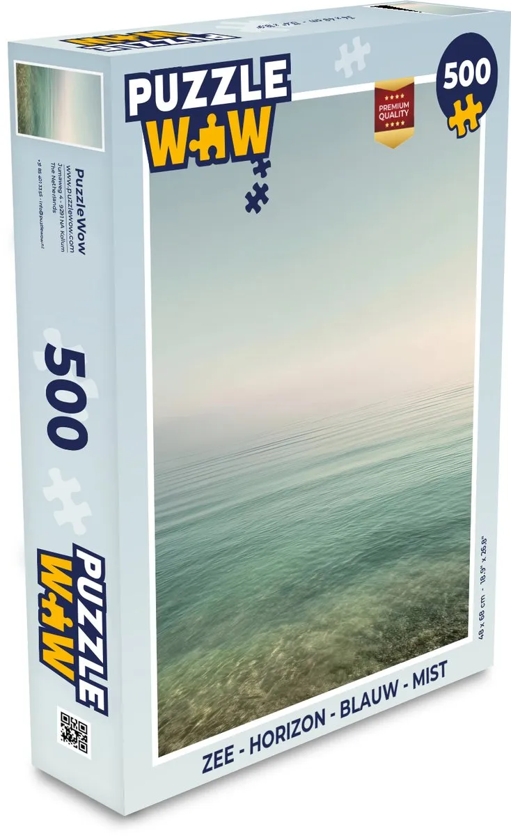 PuzzleWow Zee Horizon Legpuzzel 500 Stuks