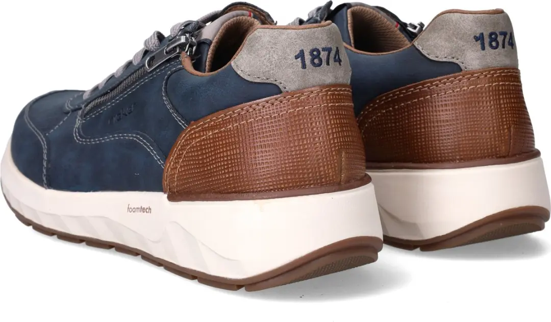 Rieker 11504 Heren Sneakers - Blauw - afbeelding 6 van 6