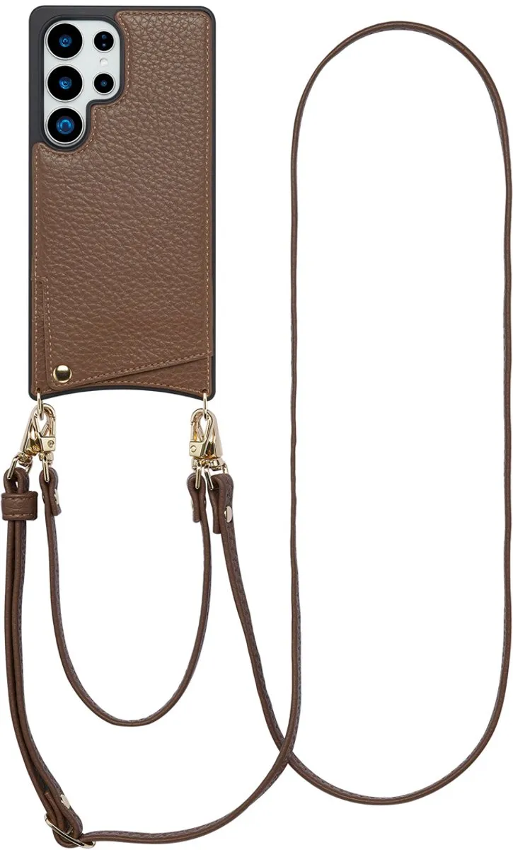 Selencia Hoesje Samsung Galaxy S25 Ultra - Mocha Brown