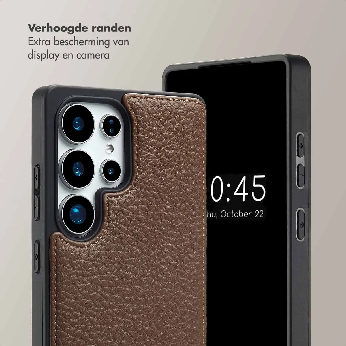 Selencia Hoesje Samsung Galaxy S25 Ultra - Mocha Brown - afbeelding 6 van 6