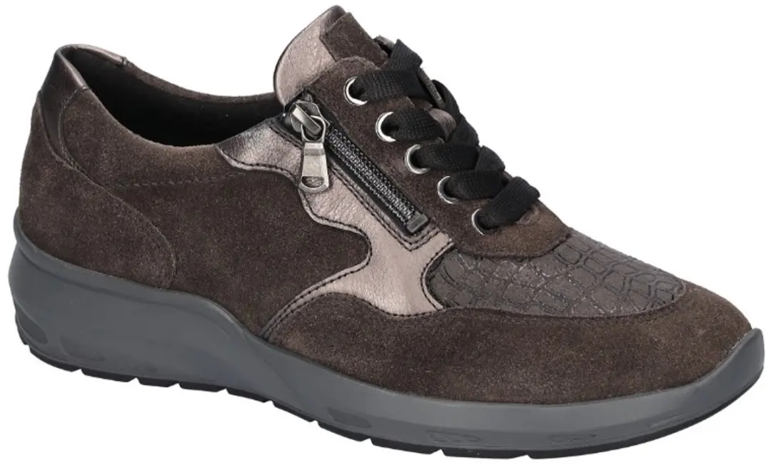 Wäldlaufer Bungeez Dames Veterschoen 831M01-500-971 - Grijs - Wijdte M - afbeelding 4 van 6