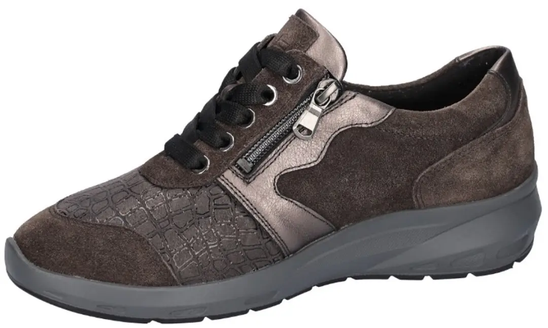Wäldlaufer Bungeez Dames Veterschoen 831M01-500-971 - Grijs - Wijdte M - afbeelding 2 van 6