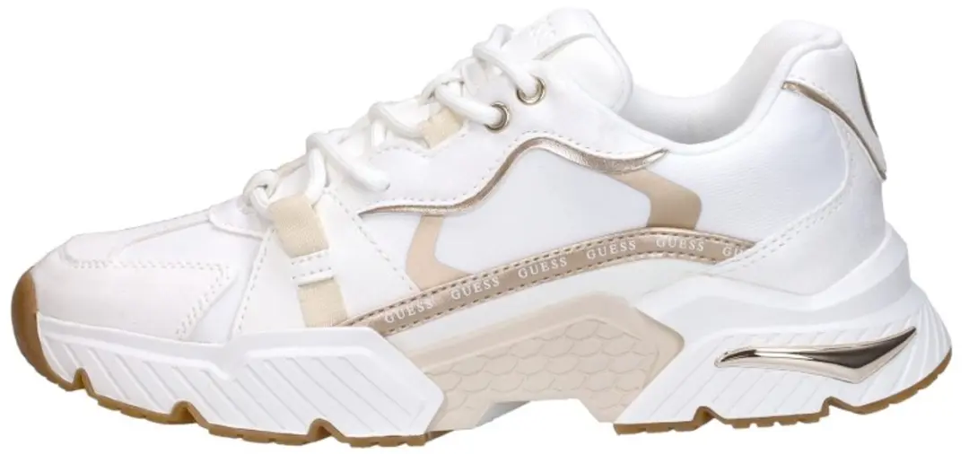 Guess Carrli Dames Sneakers - Wit - afbeelding 2 van 6