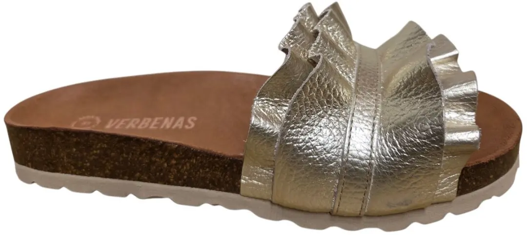 Verbenas Rocio Slippers Goud - Maat 37 - afbeelding 2 van 6