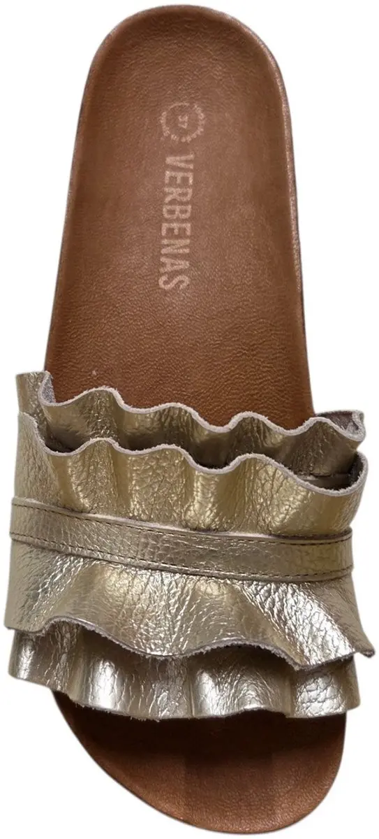 Verbenas Rocio Slippers Goud - Maat 37 - afbeelding 3 van 6