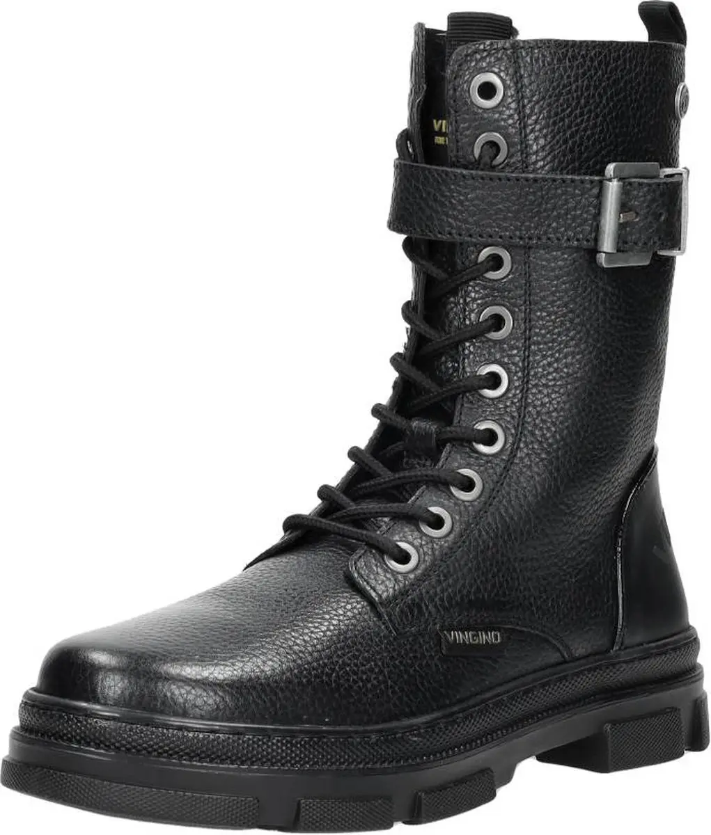 Vingino Jennifer Hi Veterboots - Zwart - Maat 37 - afbeelding 3 van 6