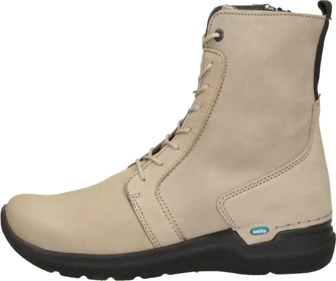 Wolky Viper Veterschoenen Hoog - Beige - Maat 37 - afbeelding 2 van 6