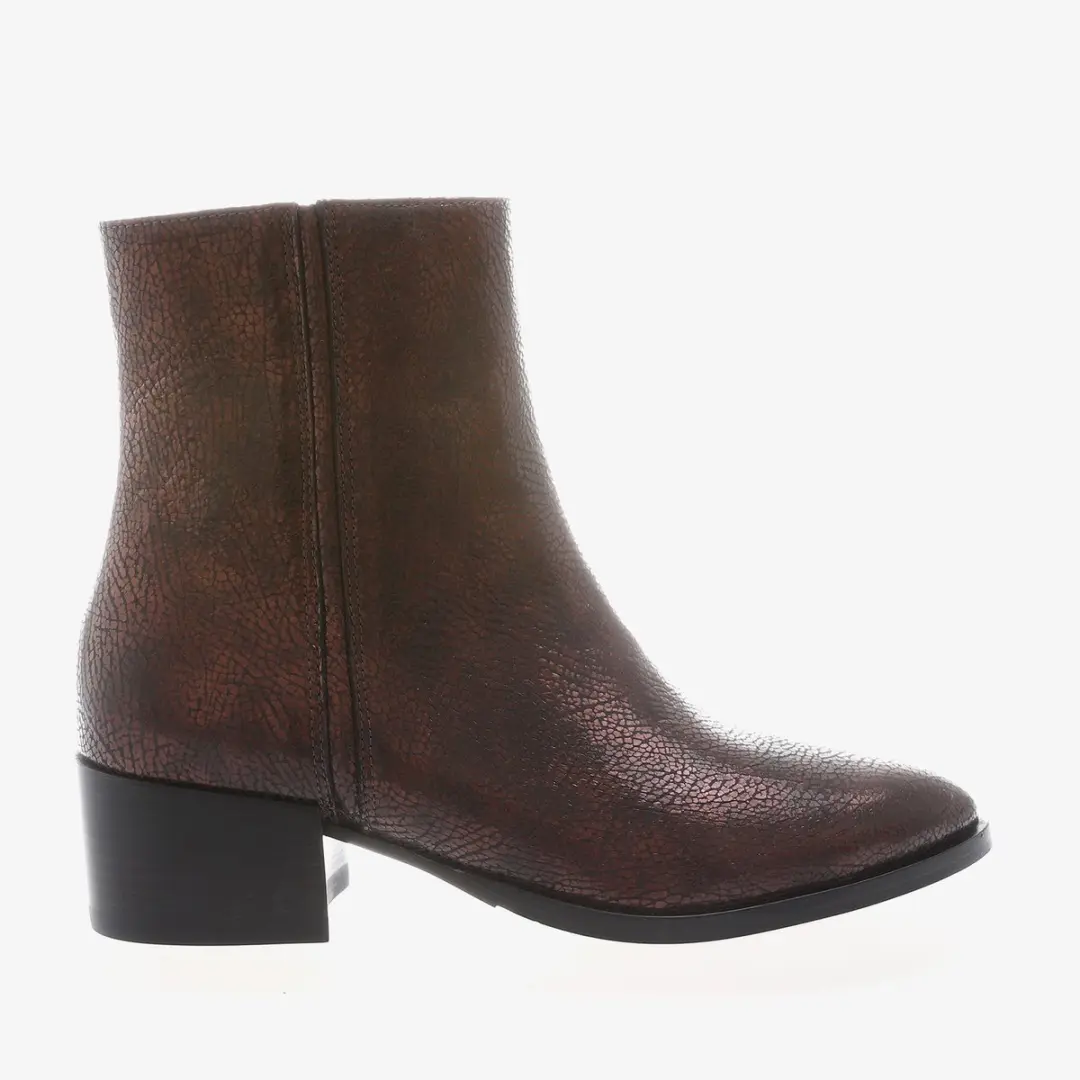 VIA VAI Rose Baker Enkellaarsjes 40 - Metallic