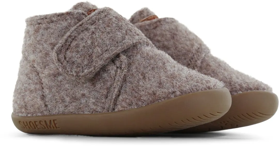 Shoesme Taupe Vilten Slofje