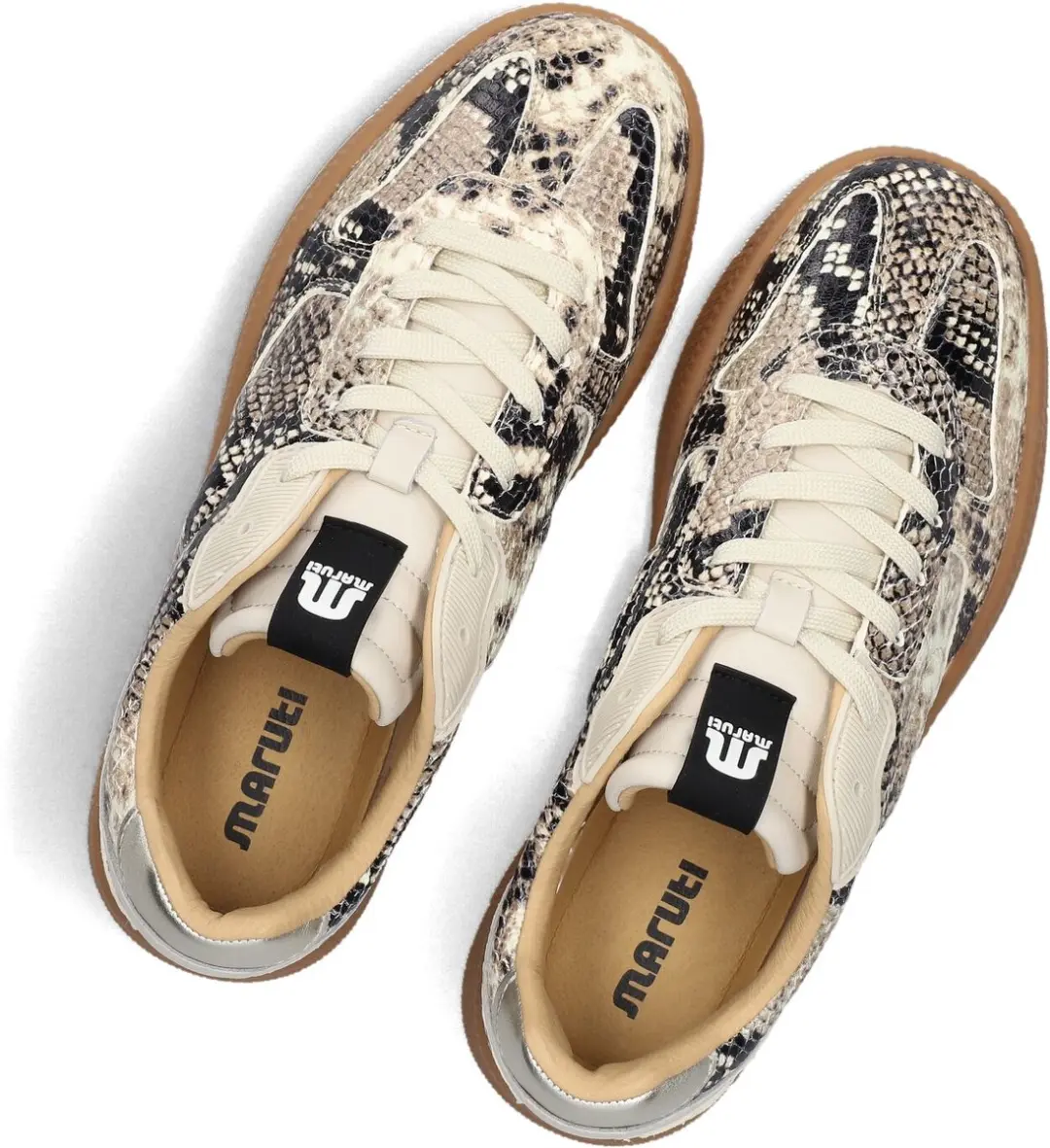 Maruti Yale Dames Sneakers - Beige - Maat 37 - afbeelding 3 van 6