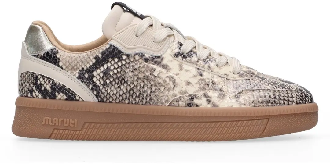 Maruti Yale Dames Sneakers - Beige - Maat 37 - afbeelding 2 van 6