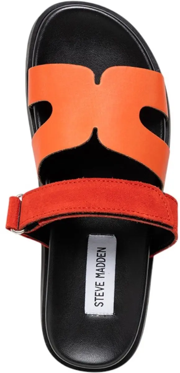 Steve Madden Missile-E Dames Sandaal - Rood - 38 - afbeelding 4 van 6