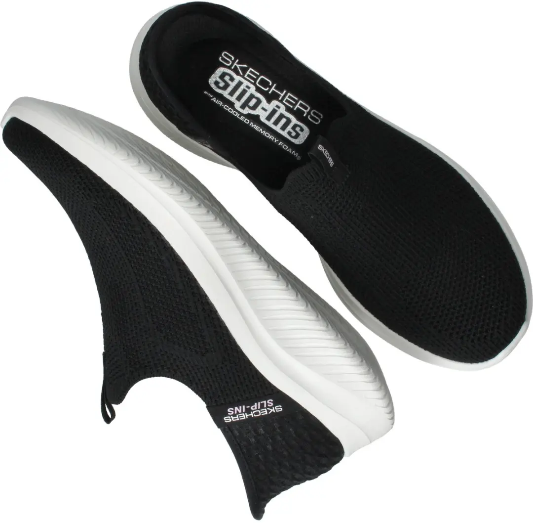 Skechers Ultra Flex 3.0 Easy Win Slip-Ins Dames - Zwart 41 - afbeelding 3 van 4