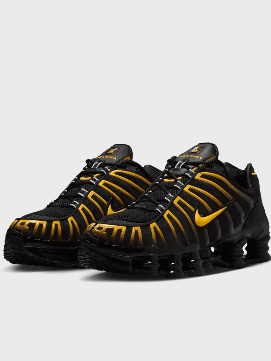 Nike Shox TL Maat 44,5 Zwart Gold Orange