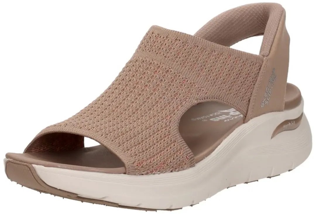 Skechers Slip-Ins Arch Fit 2.0 Sandalen - Middel Bruin - afbeelding 4 van 6