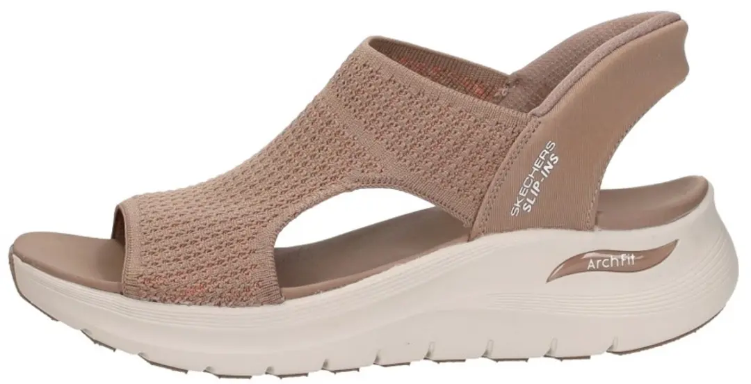 Skechers Slip-Ins Arch Fit 2.0 Sandalen - Middel Bruin - afbeelding 3 van 6