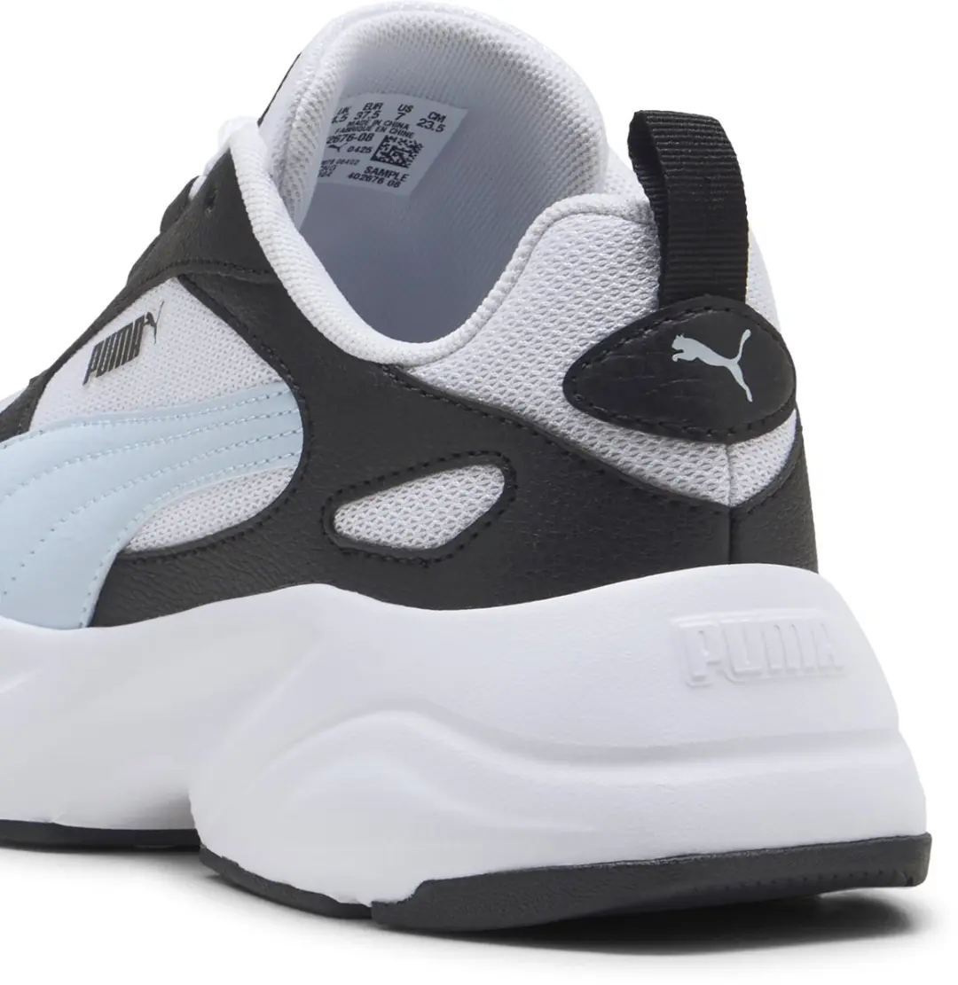 PUMA Cassia 20 Sportschoenen - 38.5 - Wit/Aqua Glow/Zwart - afbeelding 2 van 6