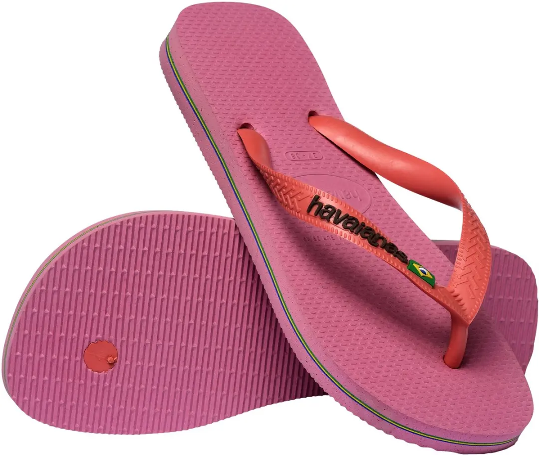 Havaianas Brasil Logo Teenslipper - Roze - 37/38