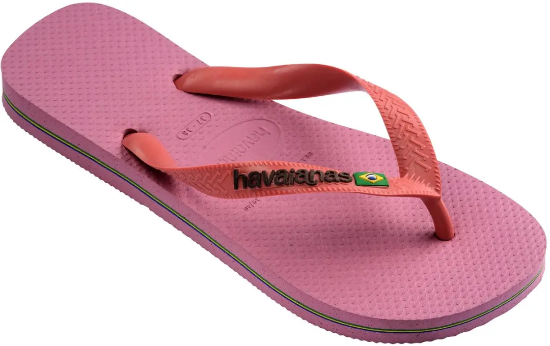 Havaianas Brasil Logo Teenslipper - Roze - 37/38