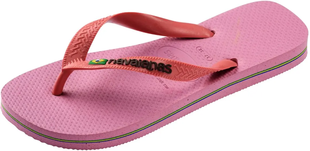 Havaianas Brasil Logo Teenslipper - Roze - 37/38