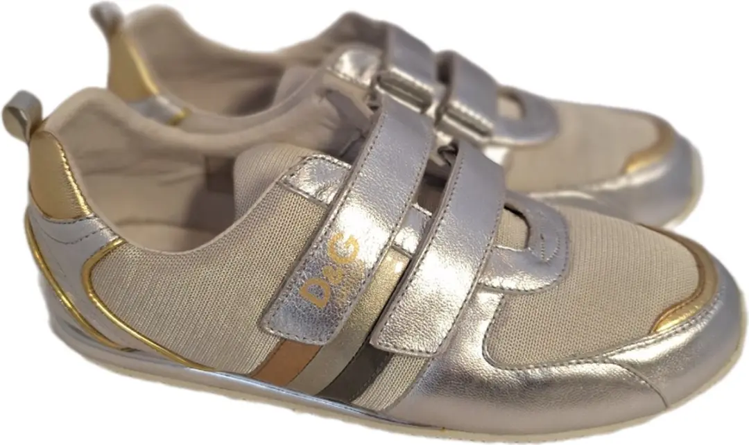 D&G VELCRO MESH&LEDER LADYSNEAKER SIZE 37