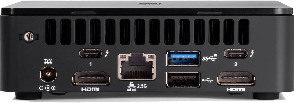 ASUS NUC 12 Pro RNUC12WSKI700002I Barebone Mini-PC - i7 1260P - 1TB - Zwart - afbeelding 6 van 6