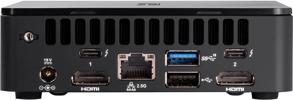 ASUS NUC 12 Pro RNUC12WSKI700002I Barebone Mini-PC - i7 1260P - 1TB - Zwart