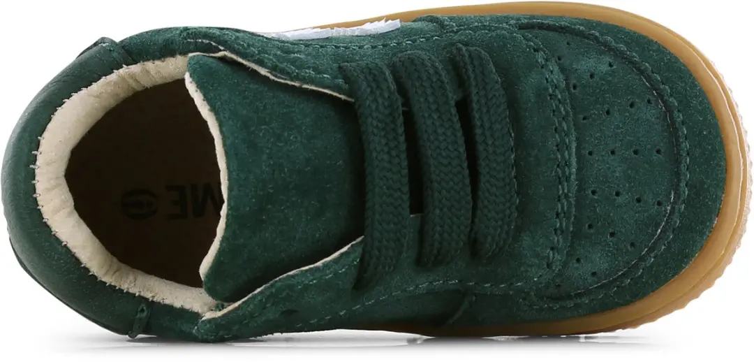 Shoesme Suède Sneakertje Kinderen - Donkergroen - Maat 24 - afbeelding 5 van 6