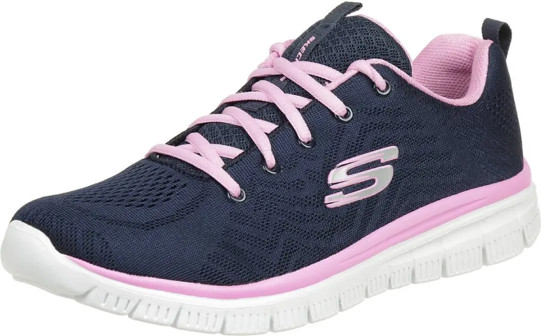 Skechers Graceful Get Connected Sneakers - Blauw - afbeelding 2 van 6