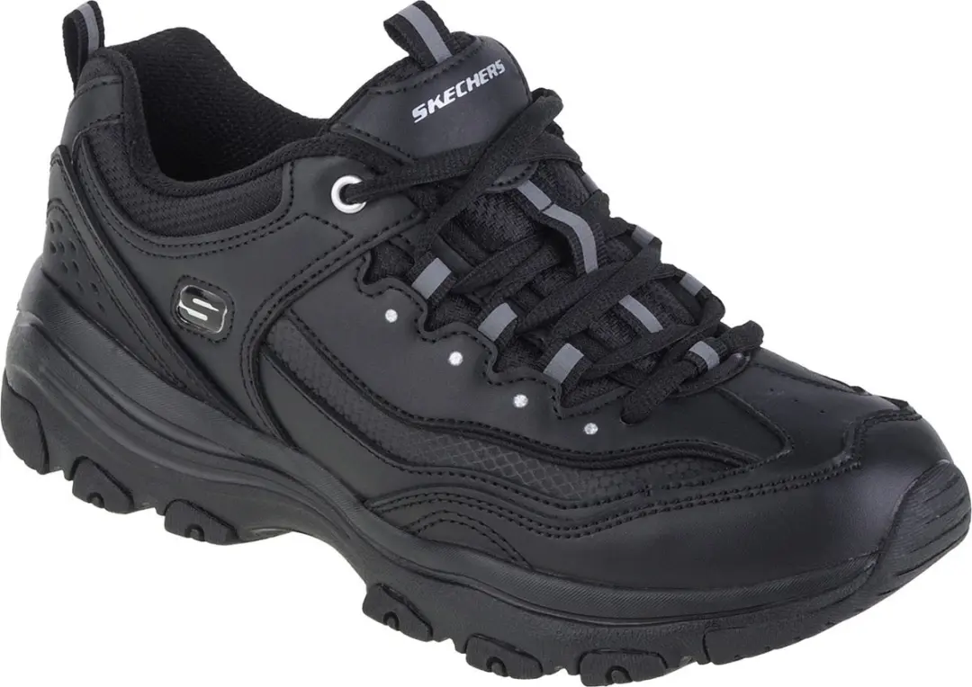 Skechers Iconic-Unabashed 88888281-BBK, Vrouwen, Zwart, Sneakers,Sportschoenen,