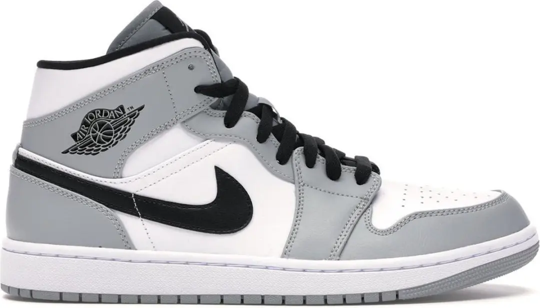 Air Jordan 1 Mid Light Smoke Grey
