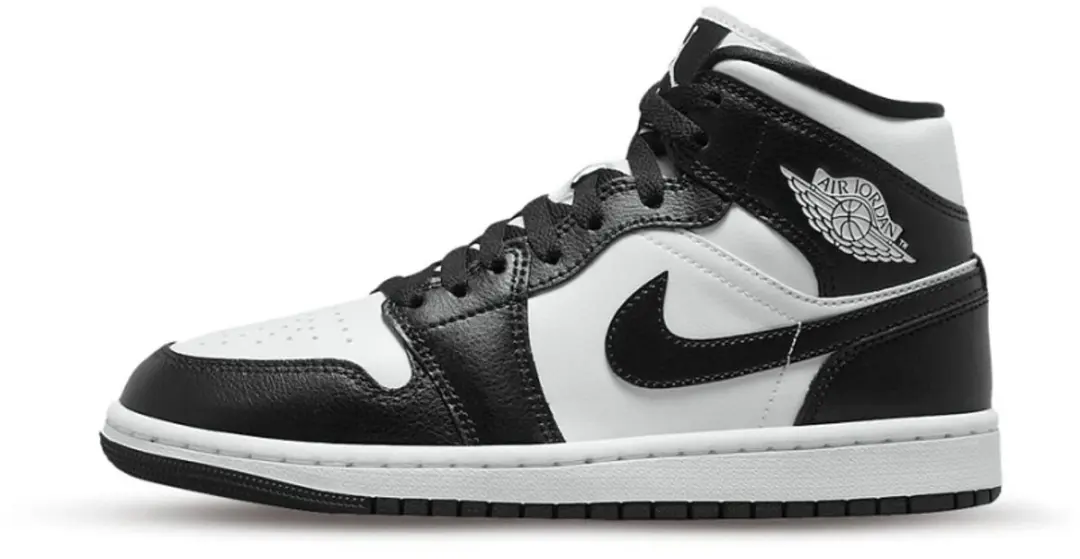 Nike Air Jordan 1 Mid Dames Panda - afbeelding 6 van 6
