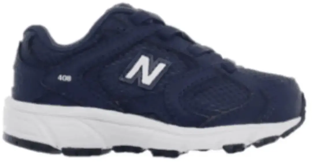 New balance 408 bungee lace in de kleur marine.